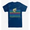 Spongebob Squarepants Rainbow Lines T-Shirt