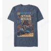 Star Wars Han Solo & Chewbacca Comic Poster T-Shirt