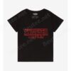 Stranger Things Red Logo Girls T-Shirt Plus Size