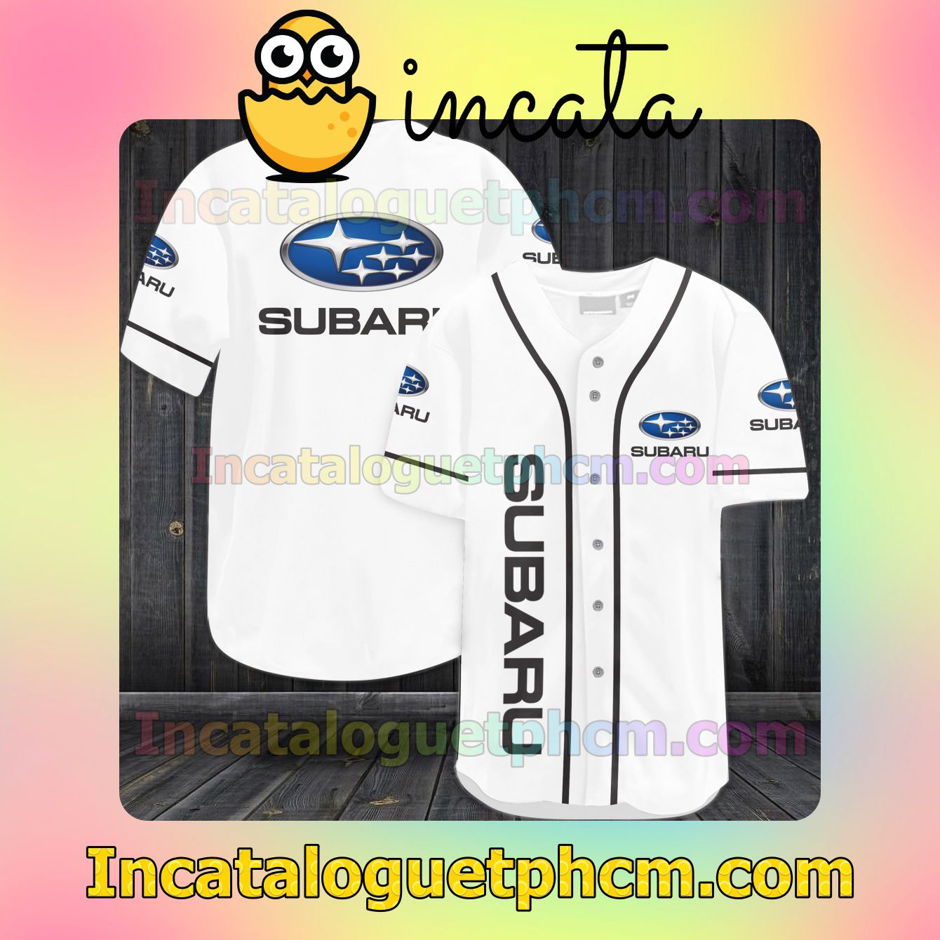 Subaru Baseball Jersey Shirt