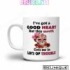 Sugar Skull I've Got A Good Heart But This Mouth Gets Me In Lots Of Trouble Mug