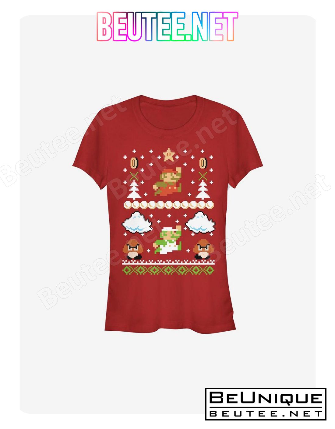 Super Mario Christmas Game T-Shirt