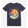 Take It Slow! Turtle Beach Navy Blue T-Shirt