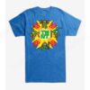 Teenage Mutant Ninja Turtles Pixel Art Group Battle Blue T-Shirt