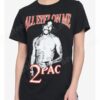 Tupac All Eyez On Me Boxy Fit Girls T-Shirt