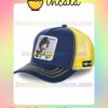 Vegeta Dragon Ball Navy Yellow Trucker Outdoors Hat