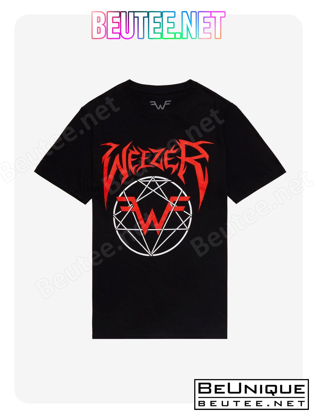 Weezer Weezeragram Boyfriend Fit Girls T-Shirt